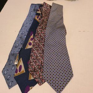 Men's Ties Silk The Rogue 4PCs Assorted Very good